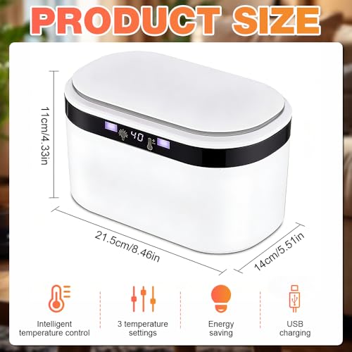 Chauffe lingette bébé portable USB : distributeur grande capacité 3 températures - 2