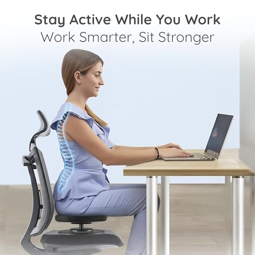 Image of Active Seat Balance Trainer & Core Balance Disc | Portable Chair Posture Corrector for Home or Office | Improve Posture, Core Strength & Stability While Sitting