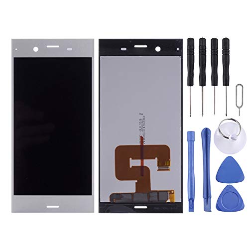 Écran LCD Sony Xperia XZ1 argent avec vitre tactile et numériseur complet d'assemblage
