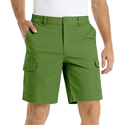 Bermuda cargo homme de travail été en coton ample style militaire
