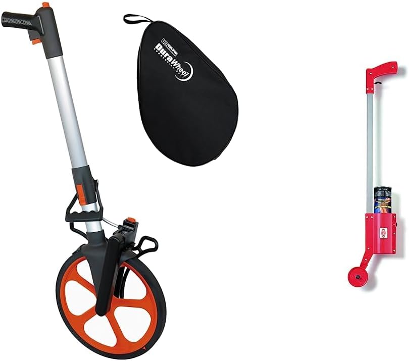 US Tape DuraWheel Measuring Wheel + Krylon Industrial Marking Wand