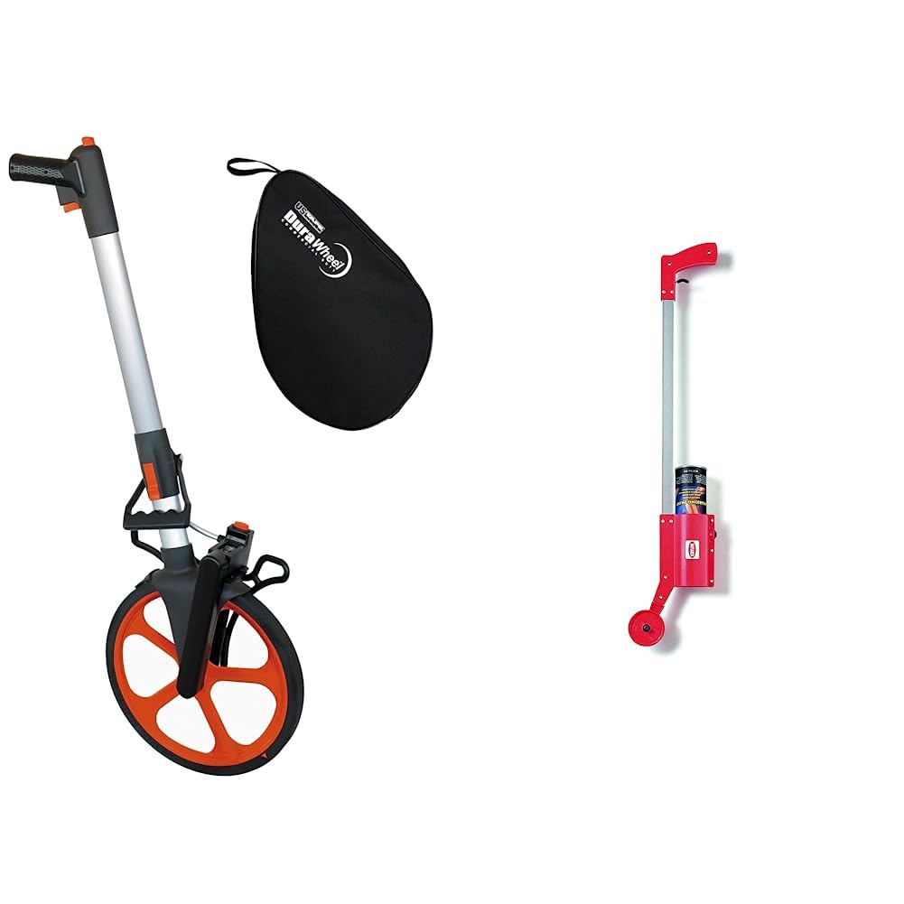 US Tape DuraWheel Measuring Wheel + Krylon Industrial Marking Wand