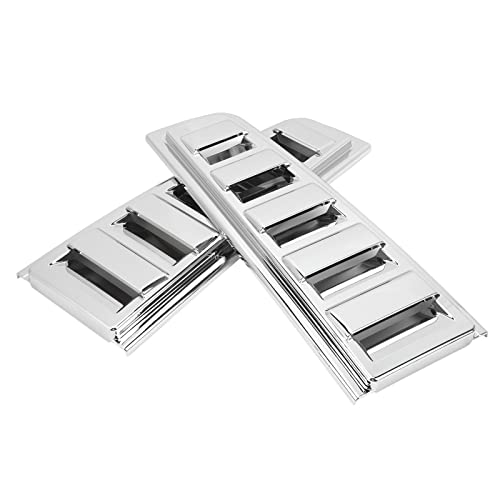 Aramox Cadre de Garniture de Feu Arrière, Couvercle de Feu Arrière galvanisé en ABS, Finition Brillante Antirouille, 2 Pièces de Protection contre les Rayures, Installation Facile pour H2 2003 2009