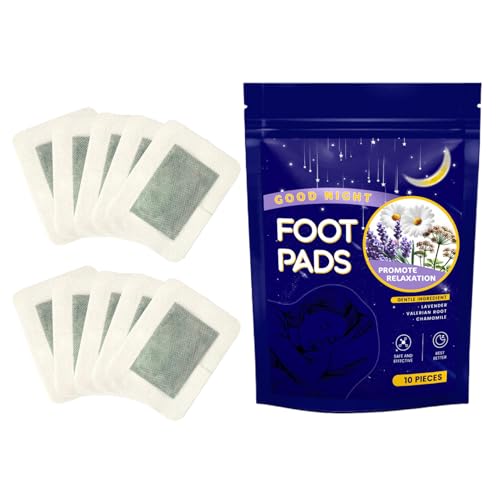 Parches Para Los Pies - Parches Relajantes Para Dormir Y Aliviar Los Pies - Suministros de Cuidado Corporal No Pegajosos para Mujeres, Hombres, Jóvenes, Deportistas y Toda la Familia