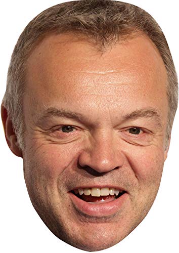 FoxyPrinting Graham Norton Eurovision Celebrity Cardboard Party Face Mask Fancy Dress