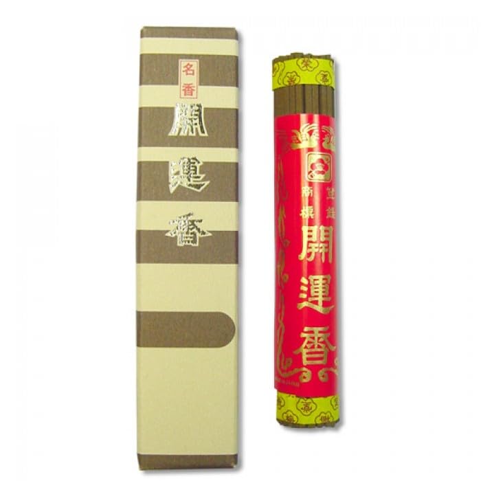 Baieido - Varillas de incienso (10 g, excelente calidad, tradición japonesa, aroma precioso de Japón, de materiales naturales, bajo humo (sándalo, aloe, clavo de olor (Kaiunkoh))