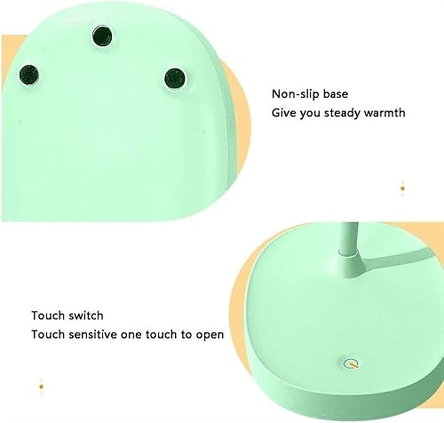 Miniatura 4 de Lámparas de escritorio de cuello de cisne, lámpara de escritorio LED de cuello de cisne, 3 niveles de brillo, lámpara de mesa de control táctil de 5