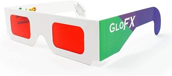 GloFX Color Paper Glasses - 5 Pack - Chakra Chromotherapy Light Therapy