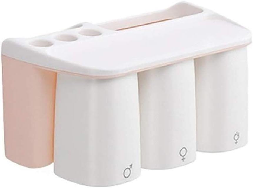 Creative Brushing Cup Holder-Place Household Suction Wall Toothbrush Holder Set Hanging Shelf(Black-JoJo's Bizarre Adventure1)