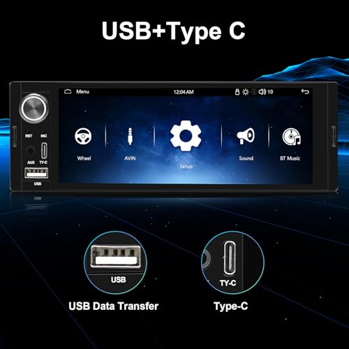 6.36-Inch Single Din Touchscreen Car Stereo - Linux System Single Din Wired/Wireless Carplay Android Auto,1080P HD GPS Navigation Handsfree Calling, SWC/FM/BT - image 7