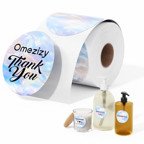 Image of 500PCS 2x2 Round Thermal Sticker, Waterproof Thermal Stickers | Thermal printer labels for business, DIY logo, name tags, addressing, compatible with munbyn,jadens,phomemo, ect printer
