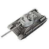 Pièce de collection unique : cette sculpture de char de collection sert également de décoration d'étagère et constitue un cadeau idéal pour les amateurs de chars vintage ou de jouets militaires, modèle réduit de char de 18 cm, ornement de bureau