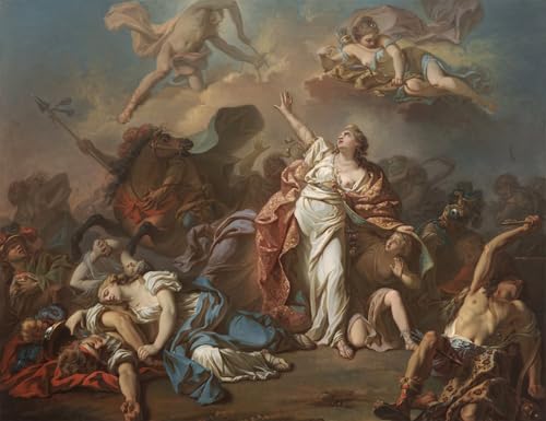 Cuadro de lienzo de Diana para vestir paredes vacías con arte clásico de Jacques-Louis David