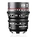 Meike 35 mm T2.1 S35 Manueller Fokus Weitwinkel Prime Cinema Objektiv für Canon EF Mount und Cine Camcorder EOS C100 Mark II, EOS C200, EOS 300 Mark II, EOS C300 Mark III, Zcam E2-S6 6K