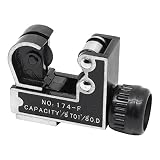 GDFYMI Pipe Cutter, Tube Cutter Tool for Copper, Aluminum, Brass and Plastic Tubing, Cutting 1/8 inc
