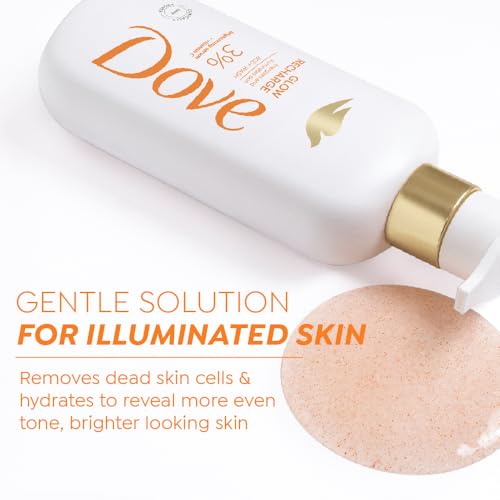 Image of DOVE Glow Recharge Serum Body Wash, 300 ml, for Glowing and Refined Skin, with 3% Brightening Serum and Vitamin C, Dermatologist Co-Created, Sulfate-Free