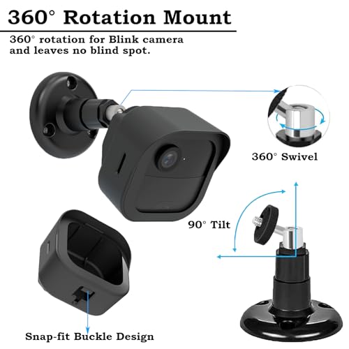 Image of All-New Blink Outdoor 4 (4th Gen) Mount, Weatherproof Protective Housing and 360 Adjustable Mount with Blink Sync Module 2 Outlet Mount for Blink Security System, Blink Outdoor Camera Mounts (3 Pack)