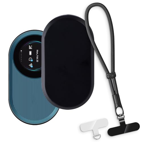 OAGELIM 2-in-1�ی�P�[�X�ƃ��X�g�X�g���b�v ZTE U10LS �Ƃ̌݊������� ���O���\�ȃ��j���[�h�t���d�b�J�o�[�A����~�ߕ����h�~�O���b�v�n���h�� (�u���b�N + �u���b�N)