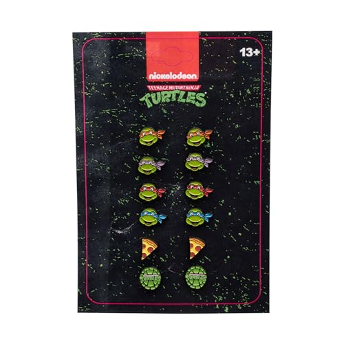 SalesOne Teenage Mutant Ninja Turtles Icons Earrings 6-Pair Set2