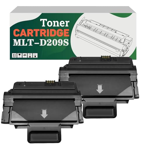 Cartucho de tóner de Alta Capacidad Compatible MLT D209S MLTD209S, Funciona para Samsung ML 2855ND SCX 4824FN SCX 4826FN SCX 4828FN 2 Pack