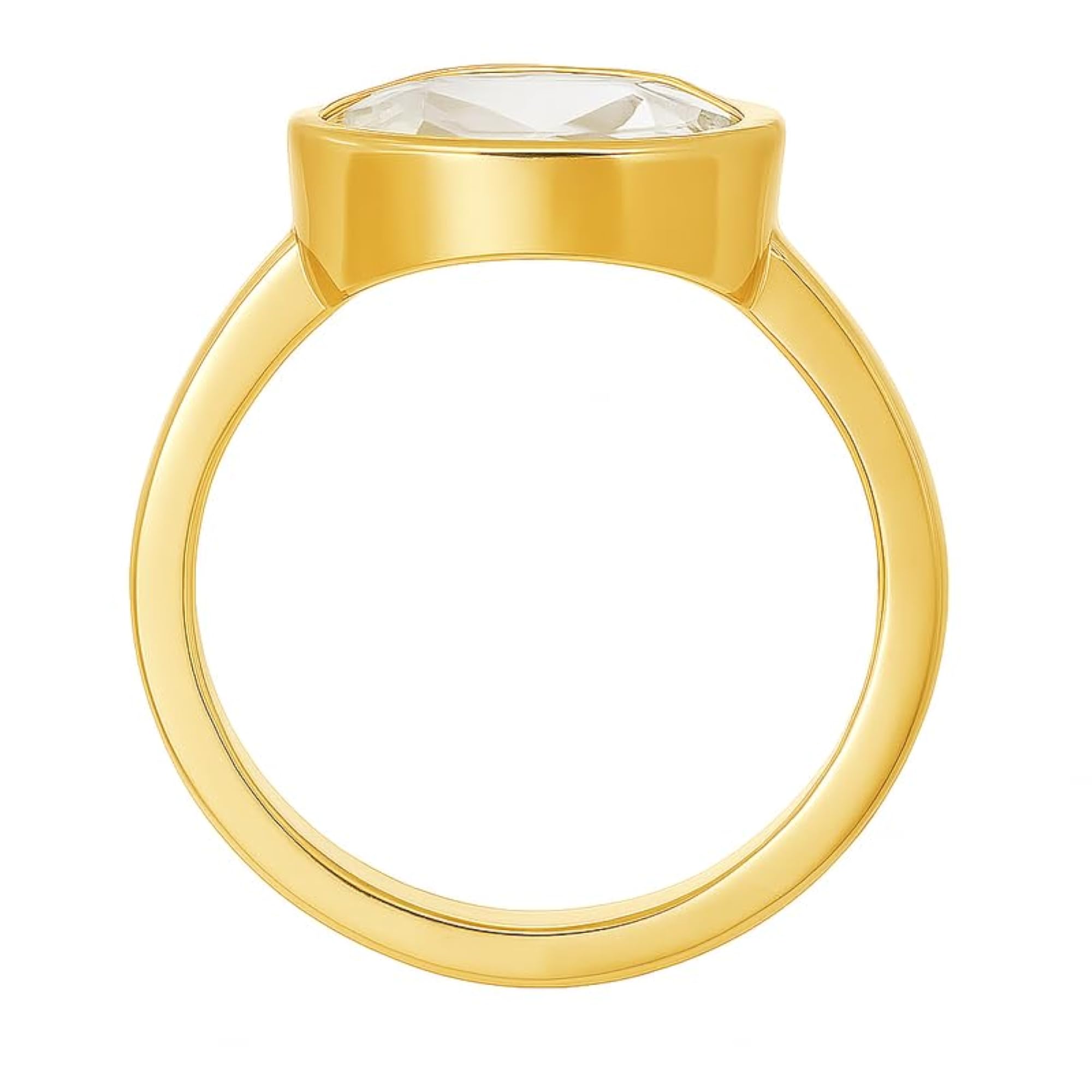 Women's Handcrafted Panchdhatu White Topaz Adjustable Ring, 15.50 Ratti