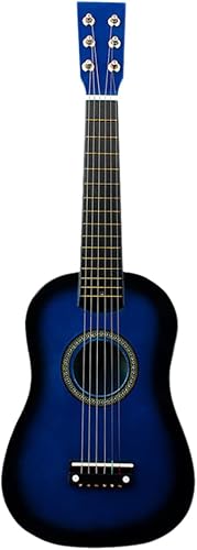 Toddmomy 1 guitarra de madera de 23 pulgadas guitarra para niños 6 cuerdas guitarra pequeña Ukeleles instrumentos musicales para niños principiantes