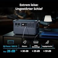 DJI Power 1000 V2 Tragbare Powerstation 1024Wh, 2600W Power Station Solar, LiFePO4 Akku, Kompakte Größe, Schnellladung in 37 Min. von 0% auf 80%, Elektrischer Generator für Camping/Zuhause/Wohnmobile – Ansicht 5