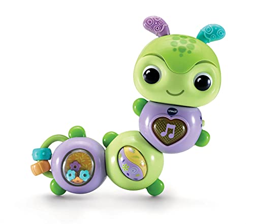 VTech 80-536423 - Animal Friends Twist & Wobble Caterpillar - Educational Baby Toy - Sturdy and Durable Design - 6 to 24 Months - Dutch Spoken,Multicolors