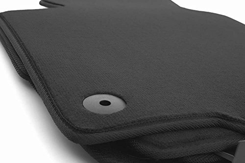 Tapis de sol pour volkswagen golf 4/bora new beetle original tapis de qualité velours 4 parties bouton pression noir