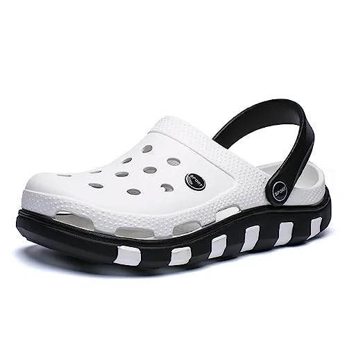 Sandalias de verano blancas de diseño unisex ligero y confortable para la playa