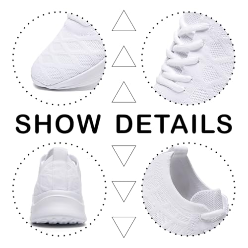 Women Lightweight Slip On Walking Running Shoes Breathable Mesh Sport Sneakers Women's Workout Casual Gym Jogging Shoes2