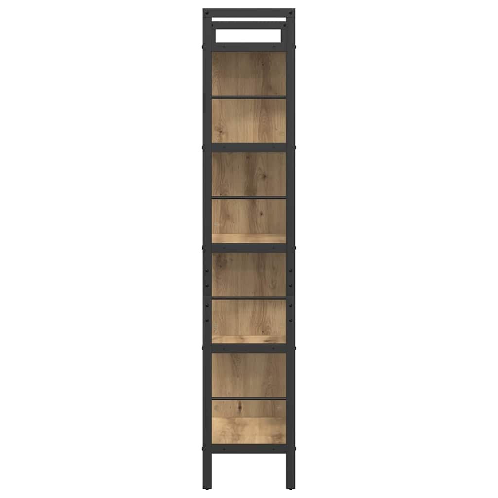 vidaXL Półka na książki 9 poziomy 75 x 30 x 156 cm Drewno inżynieryjne