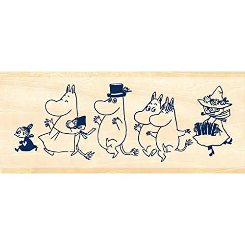 Beverly TSW-137 Moomin Stamp Masano Aibo Moomin Family