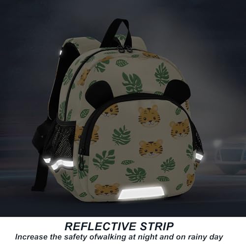 Cute Tiger Toddler Backpack for Girls Boys,Preschool Kindergarten Backpack,Cute Kids Backpacks for Girls B04042344