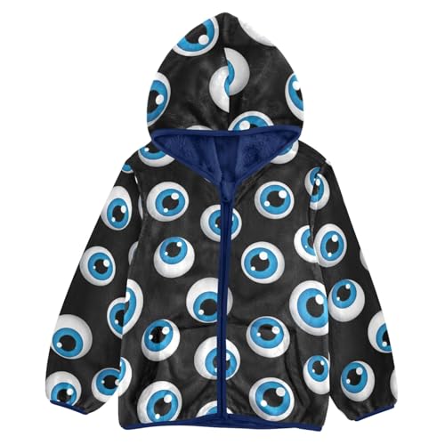 Cartoon Big Eyes Toddler Boys Winter Coat Thick Snow Jacket for Boy 3T