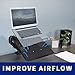 VIVO Laptop/Notebook Tray Holder for VESA Mount Stand/Fits 100 mm Plate Holes (Stand-LAP2)
