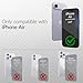 Crave Dual Guard Compatible with iPhone Air Case, Compatible with MagSafe Shockproof Protection Dual Layer Case for Apple iPhone Air - Forest Green
