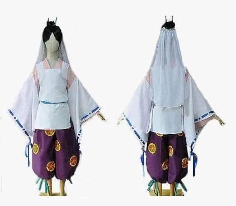 鬼灯の冷徹 源義経 コスプレ衣装 ウィッグ Amazon.co.jp: コスプレ衣装 鬼灯の冷徹 源義経 牛若丸狩衣風 コスプレ
