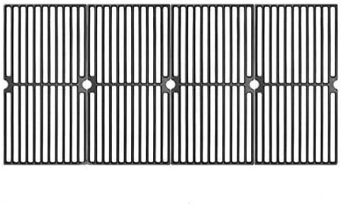 Hisencn 17.75 Inch Cast Iron Cooking Grate for Brinkmann 810-2410-S, 810-2411-F, 810-3660-S, 810-7490-F, 810-8410-F, 810-4557-0, 810-9415F, Charmglow 810-8410-F 17 3/4" x 35 3/4"