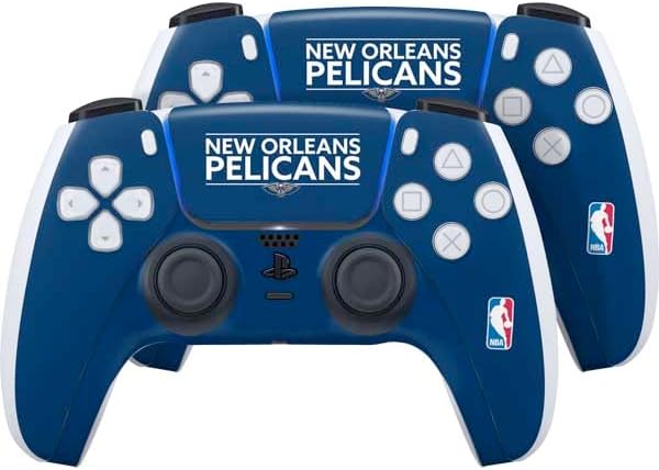 Skinit Decal Gaming Skin Compatible with PS5 Controller - Officially Licensed NBA New York Knicks Large Logo Design