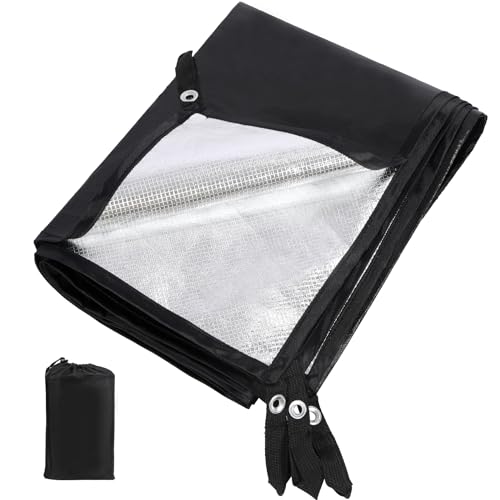 REDCAMP Ultralight Tent Footprint, Emergency Blanket with...