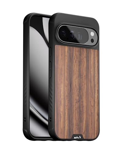 Mous for Google Pixel 10 Pro XL (2025) Case, Compatible with Qi2 MagSafe and Pixelsnap - Limitless - Protective Pixel 10 Pro XL Walnut Case - Shockproof Phone Cover, Brown
