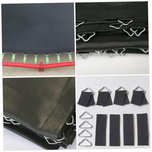 Accessoires de trampoline HEMOTON 50 lots anneaux triangles et sangles - 7
