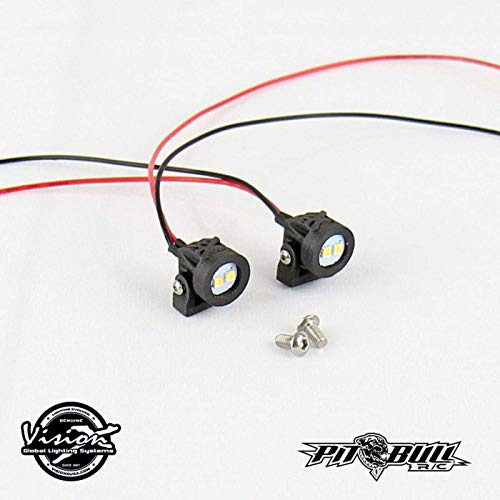 Pit Bull Xtreme RC VisionX Optimus LED Pod Lights Round (2), PBTPBVOR1