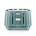 De'Longhi Ballerina Toaster, 4 Slot Toaster, Reheat, 5 Browning Settings, Defrost and Cancel Functions, Pull Crumb Tray, CTD4003.GR, 1800W, UK PLUG, Green
