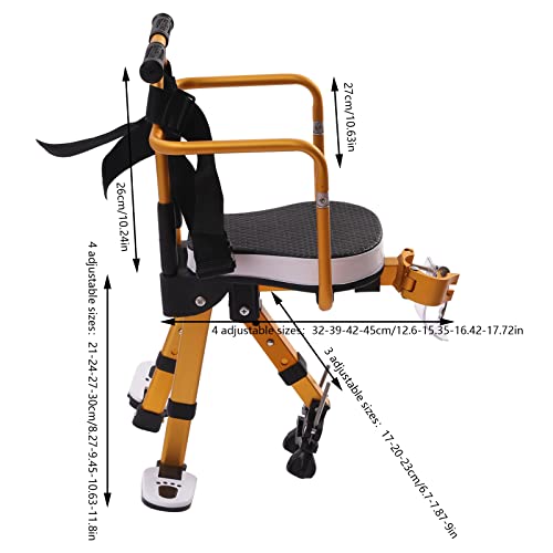 Biniliubi Front Mounted Baby Bike Seat, Aluminum Alloy Mountain Bike Child Carrier/Bike Seat For Children And Kids With Guardrail And Pedal For Mountain Bikes, Hybrid Bikes, Fitness Bikes #TOP3