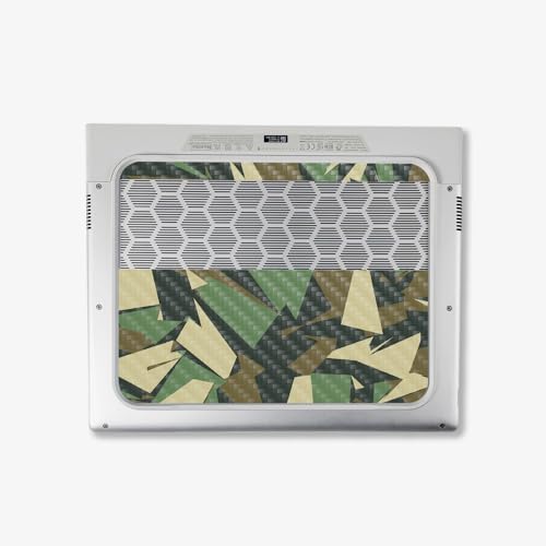 Image of MightySkins Carbon Fiber Skin Compatible With Alienware X14 R2 (2023) Full Wrap Kit - Polygonal Camo | Protective Durable Textured Carbon Fiber Finish | Easy To Apply & Change Styles | Made in the USA