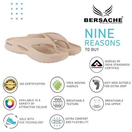 Image of BERSACHE Extra Soft Classic Casual with Regular wear with Soft Technology Wedage for Men's
