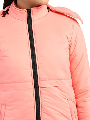 Image of CHKOKKO Women's Winter Quilted Jacket LightPeach S
