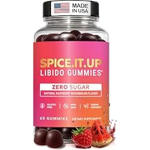 Libido Support for Women Intimacy Gummies - Fast Acting HornyGoatWeed for Women Extract - Gluten Free, Vegan & Non-GMO - Raspberry Watermelon Flavor - Spicy Gummies for Couples - 60 Gummies